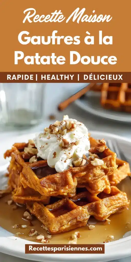 découvrez une recette saine et savoureuse de gaufre à la patate douce, idéale pour un petit-déjeuner équilibré et gourmand.