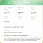 découvrez la signification du chakra du cœur et son rôle essentiel dans le bien-être émotionnel et spirituel. apprenez à équilibrer ce centre énergétique pour favoriser l'amour, la compassion et l'harmonie intérieure.